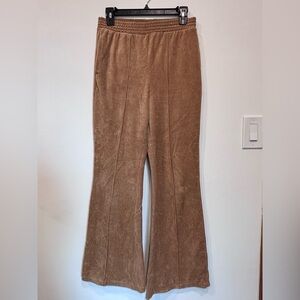 if it were me Brown Corduroy Flare Pants